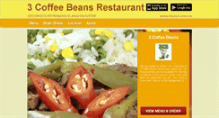 Desktop Screenshot of 3coffeebeansrestaurant.com
